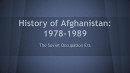 History of Afghanistan: 1978-1989