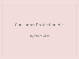 Consumer protection act File