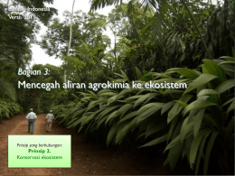 Sumber air - Sustainable Agriculture Training