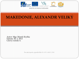 Makedonie, Alexandr Veliký