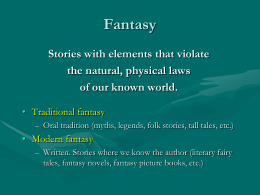 Fantasy Literature PPT