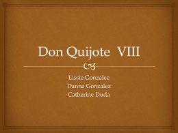Don Quijote - Clase de Ms Gina