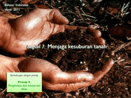 3. Membuat kompos dari residu organik kebun