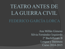 El teatro de Federico García Lorca-1