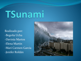 TSunami. presentación