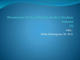 Perumusan Strategi Melalui Analisis Struktur Industri (7)