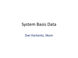 Perancangan Basis Data