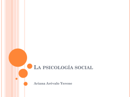 La psicología social