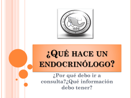 ¿Qué hace un endocrinólogo?