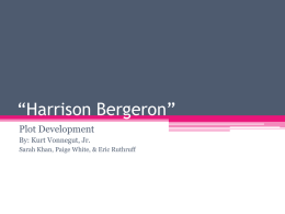 Science Fiction Short Story - Harrison Bergeron