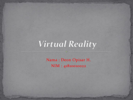 virtual reality.ppt