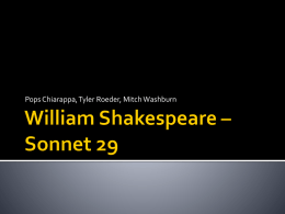William Shakespeare – Sonnet 29