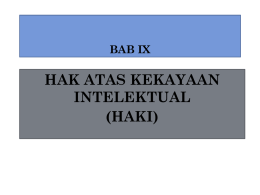 BAB IX HAKI pptx