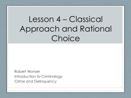CRIM_-_Lesson_4_-_Classical_Approach_and_Rational_Choice