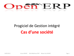OpenErp_Présentation1