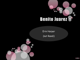 Benito Juarez powerpoint