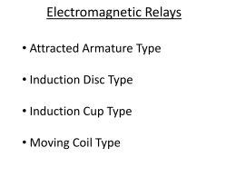 Electromagnetic Relays