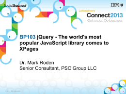 The world`s most popular JavaScript library