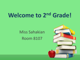 File - Miss Sahakian`s 2nd Graders!