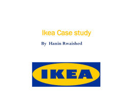Ikea Case study
