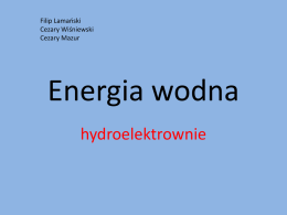 Energia wodna - WordPress.com
