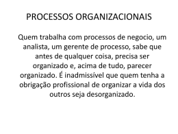 processos organizacionais aula 2 - Administração