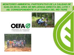 informe OEFA cuenca del Tigre
