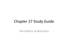 Chapter 27 Study Guide