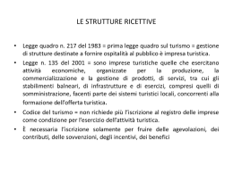 Le strutture ricettive (pptx, it, 90 KB, 10/27/14)