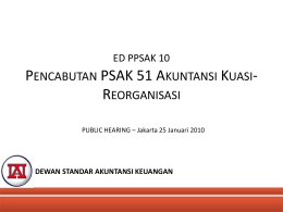 PSAK 51 – Public Hearing