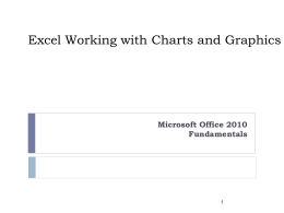 Excel Lesson 4 Working with Charts and Graphics