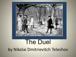 The Duel by Nicolai Dmitrievitch Teleshov