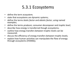 A2 5.3.1 Ecosystems