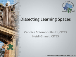 learning space - University of Illinois IT Pro Forum