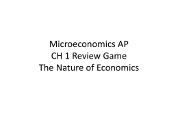 Nature of Economics Review