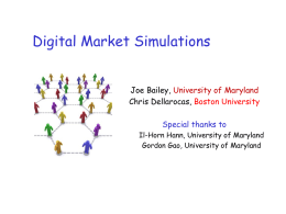Digital Market Simulations - QUEST