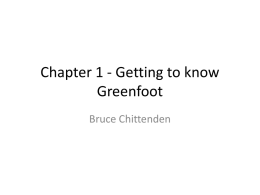 Chapter 1 - Getting to know Greenfoot