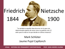 Presentacion Nietzsche.ppt - Follow “markmassmedia.wordpress”