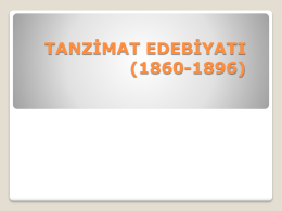 TANZ*MAT EDEB*YATI (1860-1896)