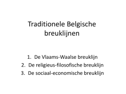 Bordschema les 2 Traditionele Belgische breuklijnen