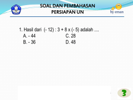 Soal dan pembahasan1
