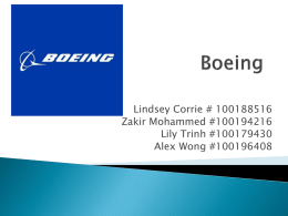 ENTR-3120 Group 4 Presentation Boeing