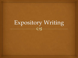 Expository Writing v2