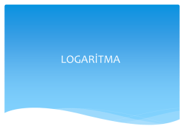 logaritma sunu - WordPress.com