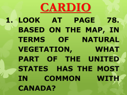 Chapter 4 The United States and Canada Physical Geography