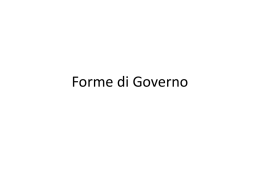 Forme di governo (pptx, it, 58 KB, 4/19/13)