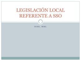009 Legislación Local e Internacional referente a - javier