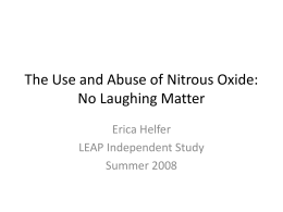 nitrous oxide - RISE at Duke
