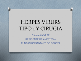 HERPES VIRURS TIPO 1-2 Y CIRUGIA