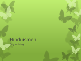 Hinduismen ht2012